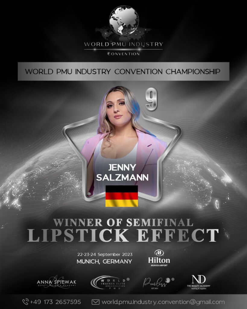 PMU Auszeichnung Permanent Make-up Frankfurt – Jenny Nergis bei der Championship