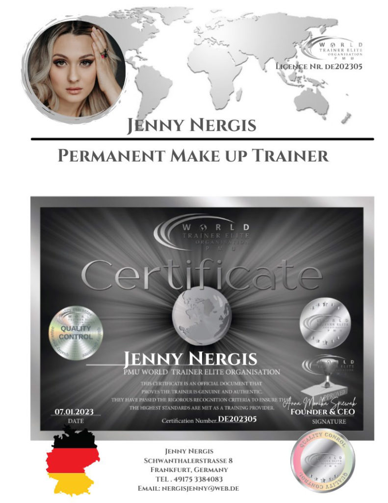 Jenny Nergis Permanent Make-up Frankfurt – Portrait der PMU Artistin